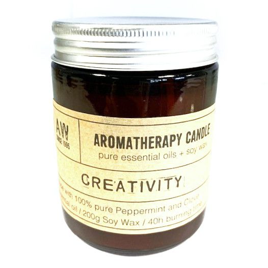 Aromaterapeutická sójová sviečka 200g – Creativity