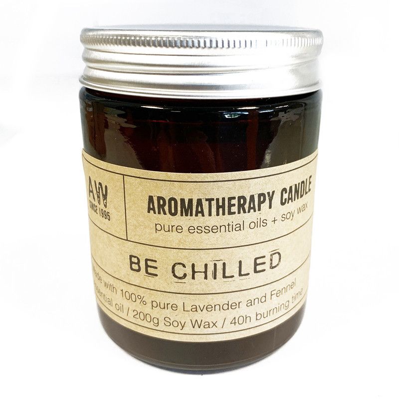 Aromaterapeutická sójová sviečka 200g – Be Chilled